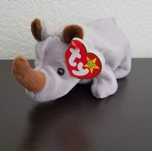 Ty beanie babies spike the rino